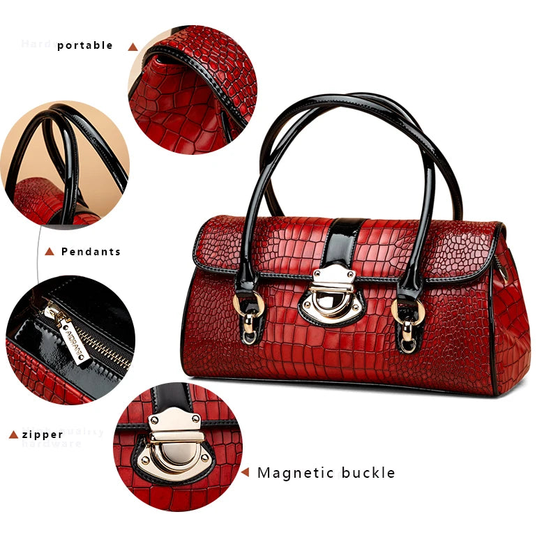EP.MINGYUANCN Genuine Leather Womens Tote Handbag Everyday