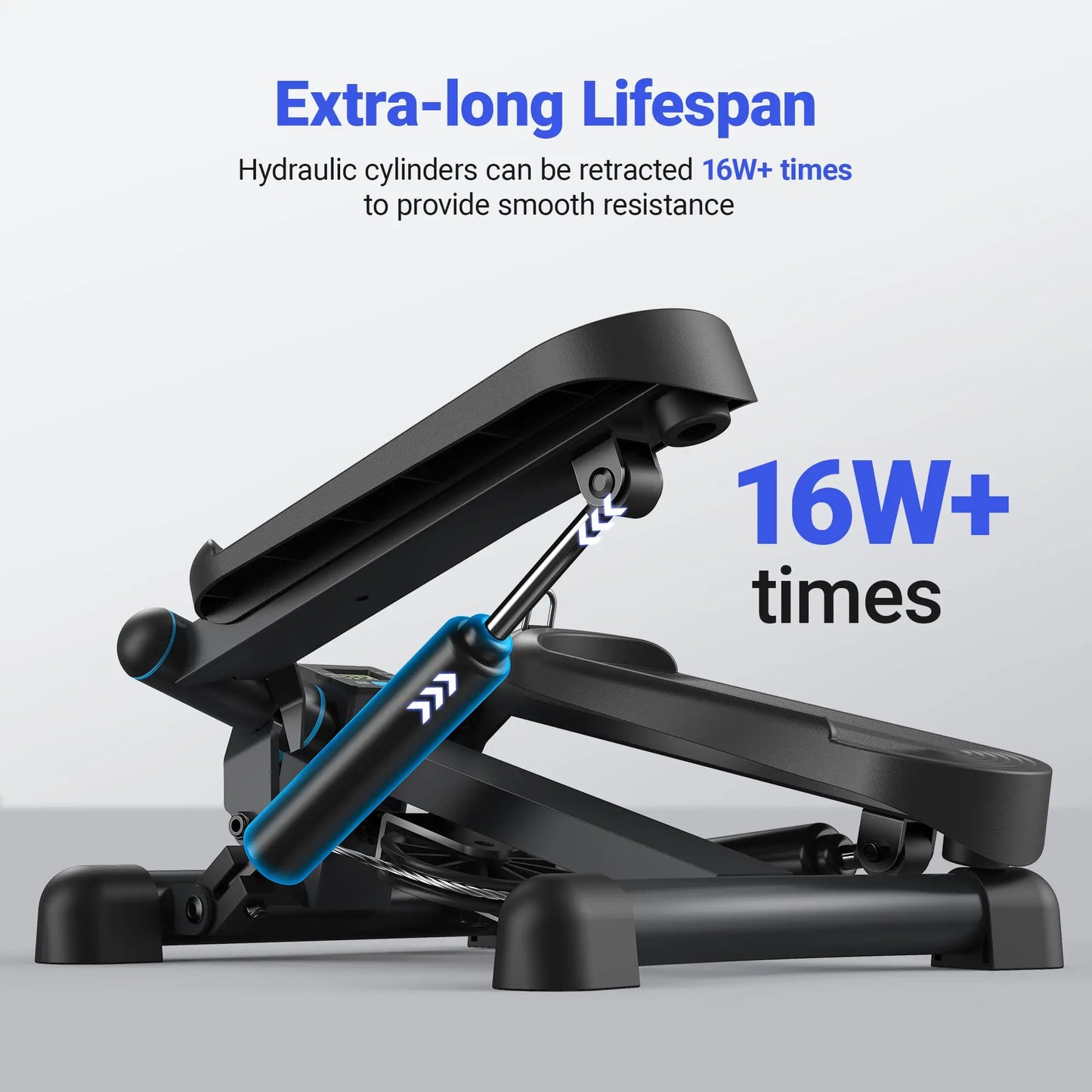 MERACH Mini Stepper With Resistance Band For Fitness