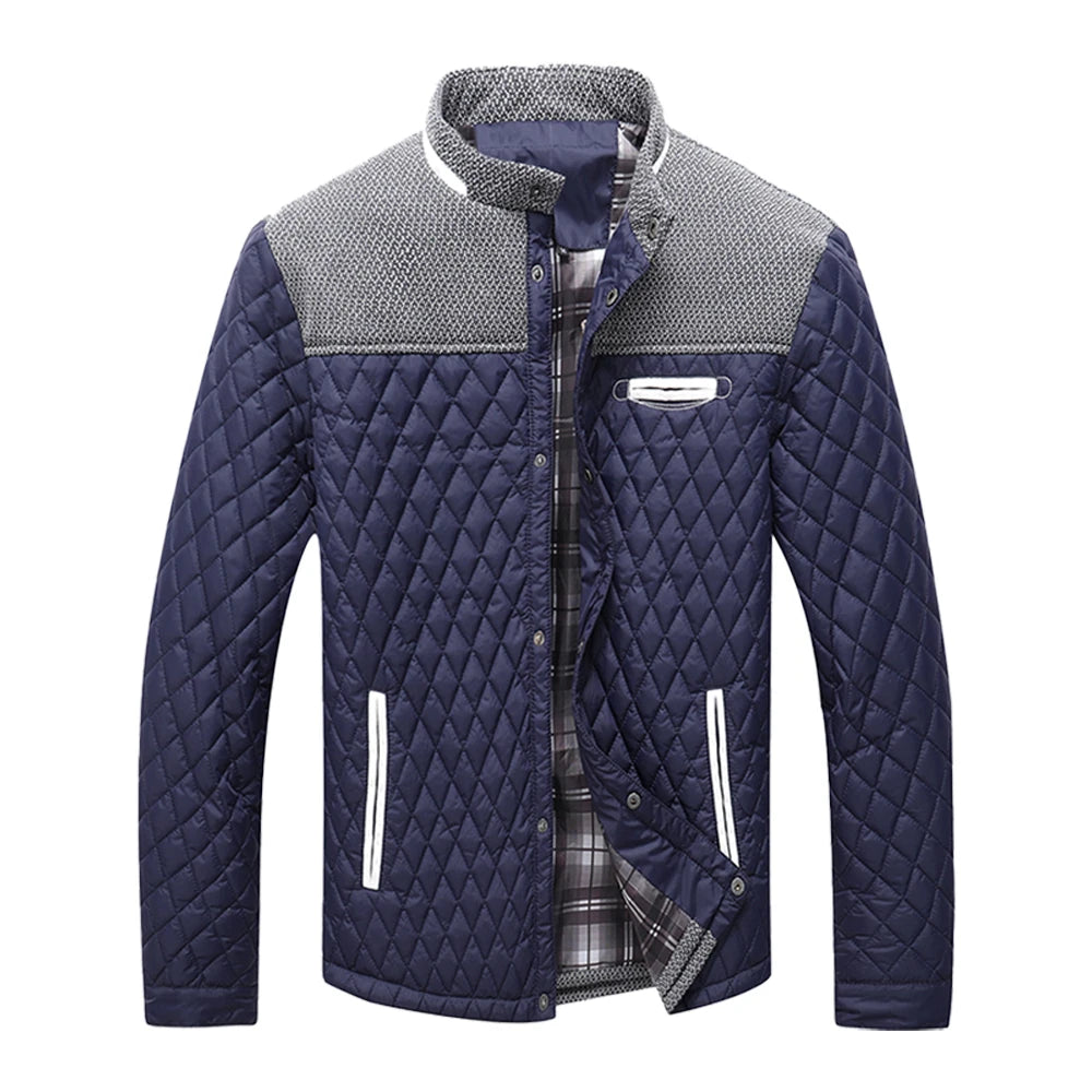 Men's Winter Warm Bomber Quilted Coat by NoEnName