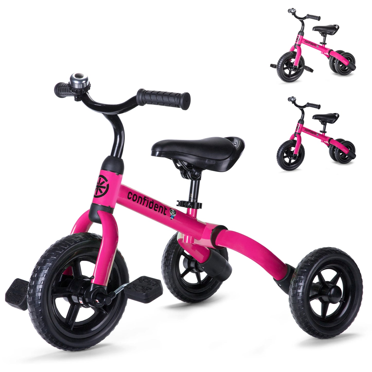 LZDMY Toddlers Tricycle Three In One Ride On Trike