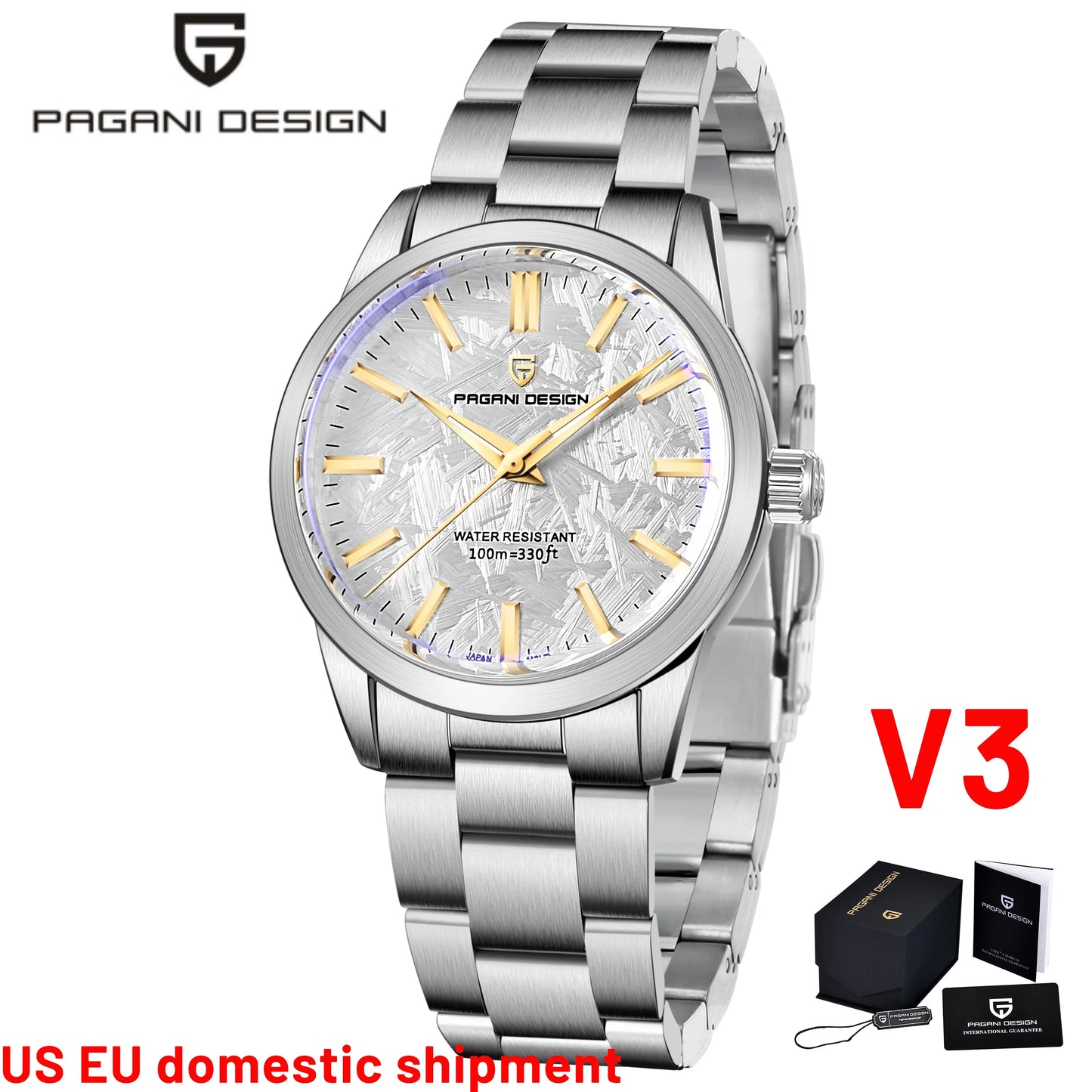 Pagani Design Luxury Ultra Thin Quartz Men's Watch