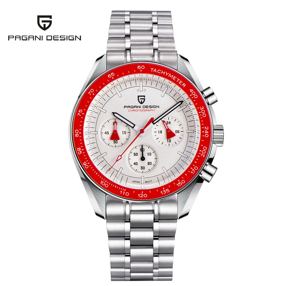 PAGANI DESIGN 1701 V5 Chronograph Quartz AR Sapphire Glass