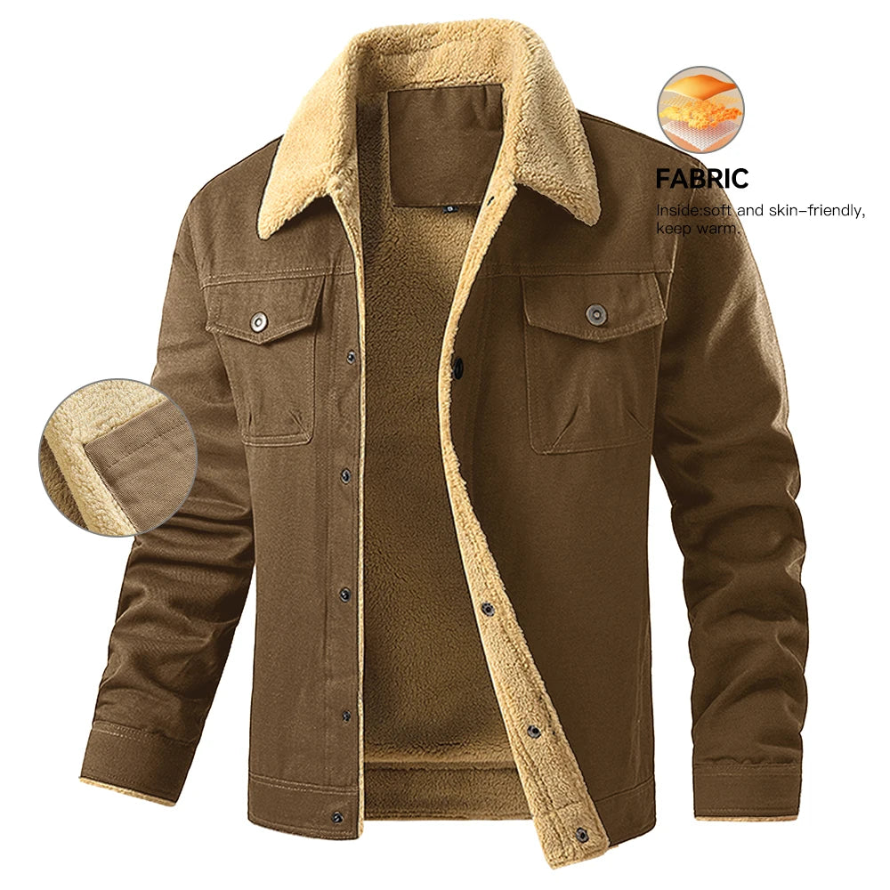 Fujian CN Winter Jacket Waterproof Fleece Lined Outerwear