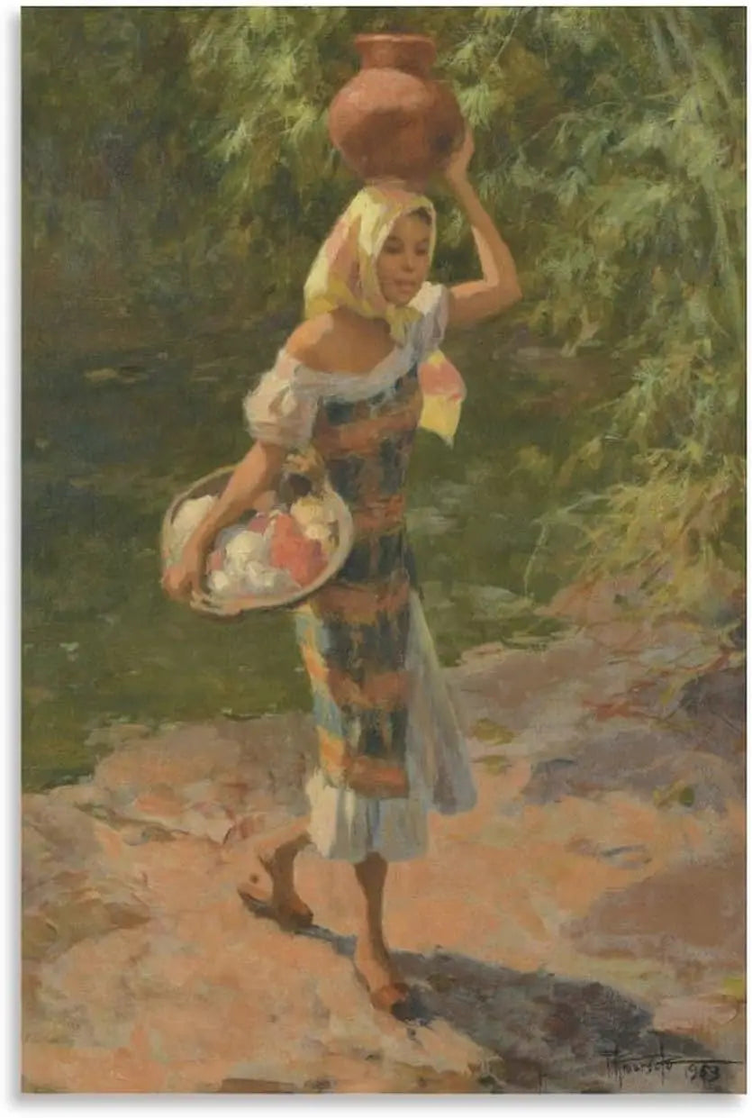 Decoration Fernando Amorsolo Filipino Canvas Wall Art Print