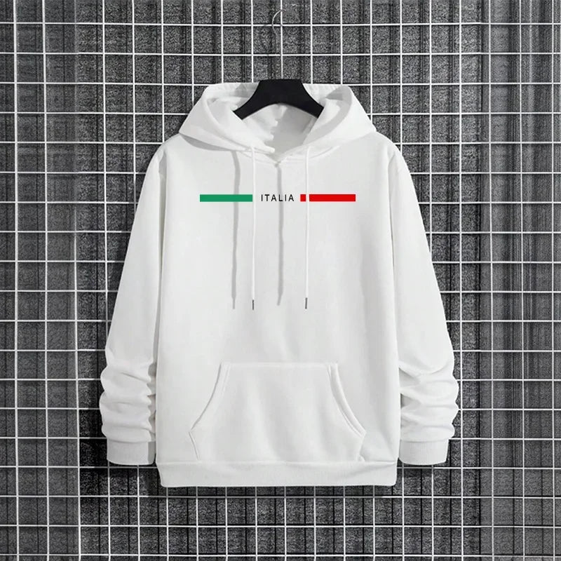 Mens Hoodie Printing Casual Sweatshirt Long Sleeve Pullover