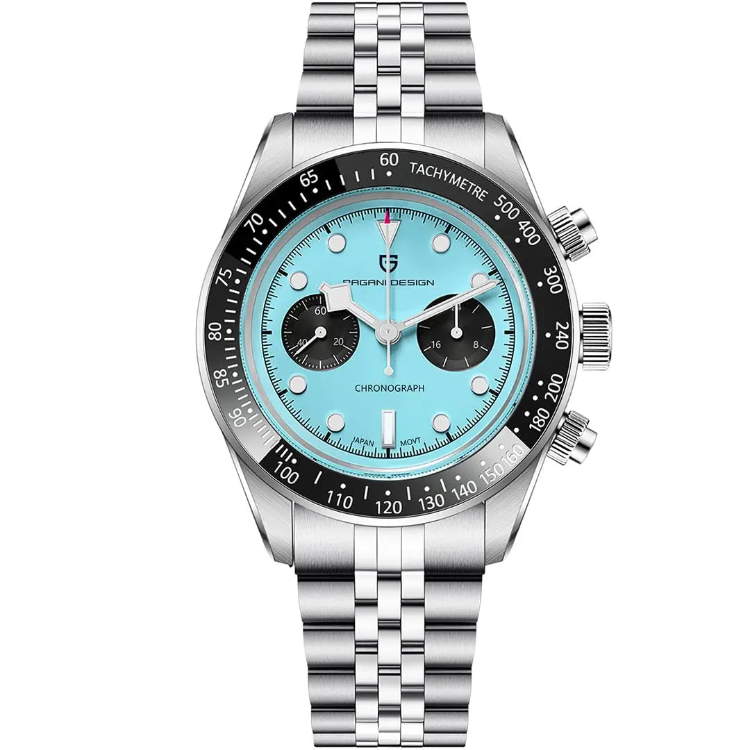 Pagani Design Panda Mens Stainless Steel Chronograph Watch