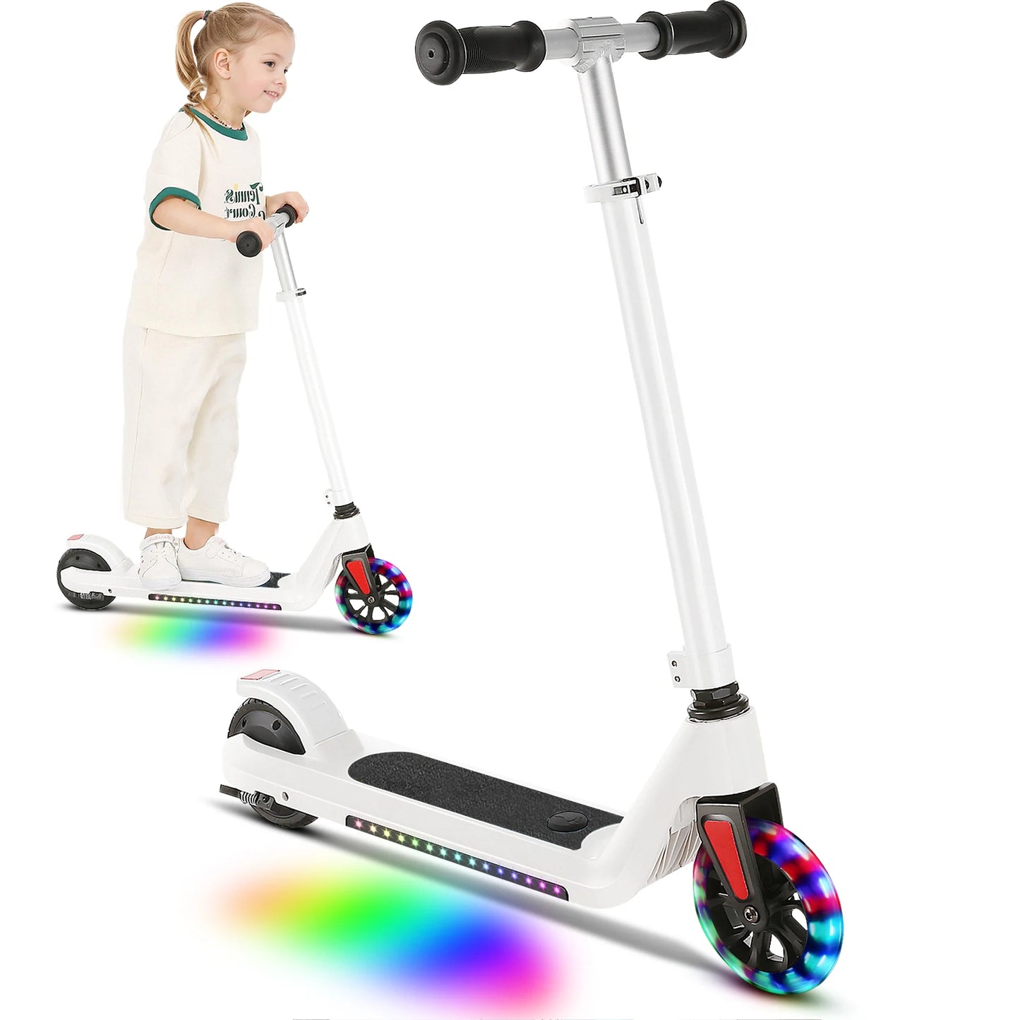 CAROMAC Electric Kids Scooter 120W Foldable LED Display