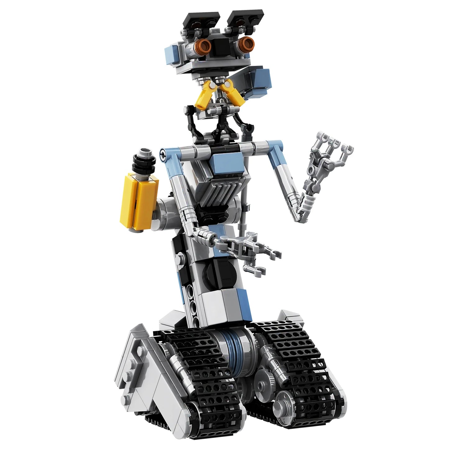 BuildMoc Johnnys Five Robot Building Blocks Set Military Toy