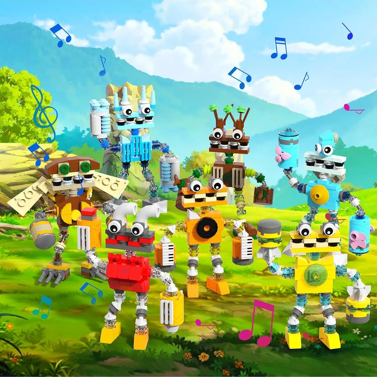Wubbox Sing Monsters Building Set 639 Pcs Monster Friends