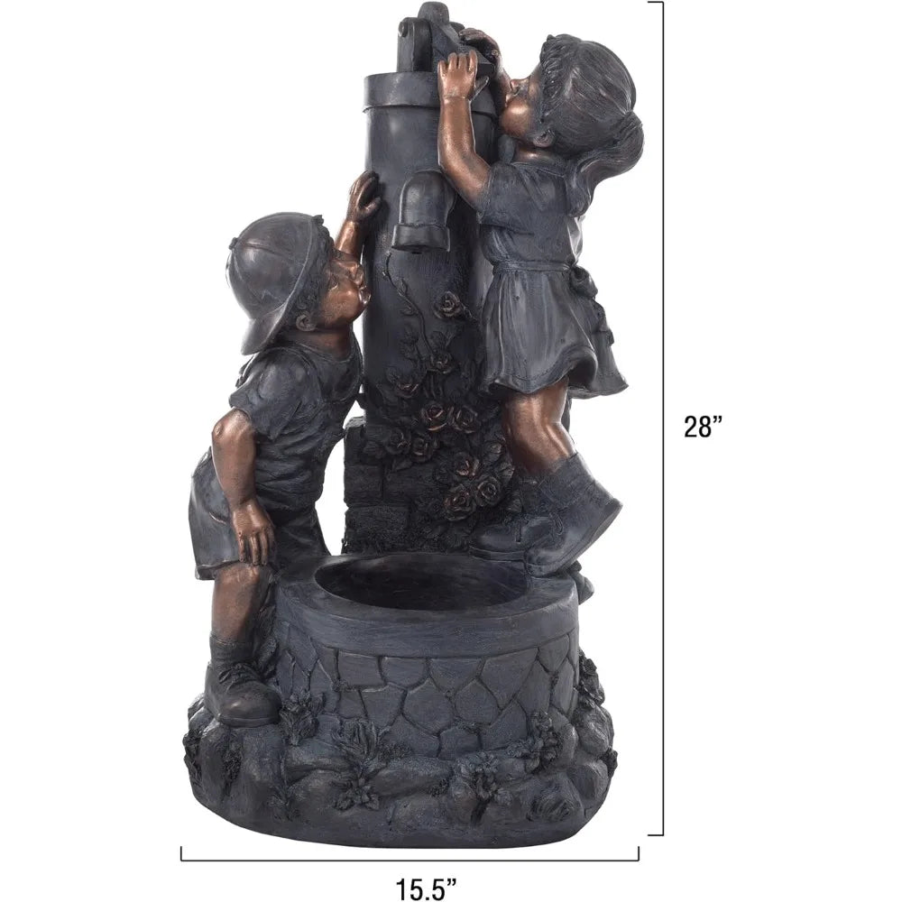 GLB Outdoor Water Fountain Garden Patio Yard Decor Item
