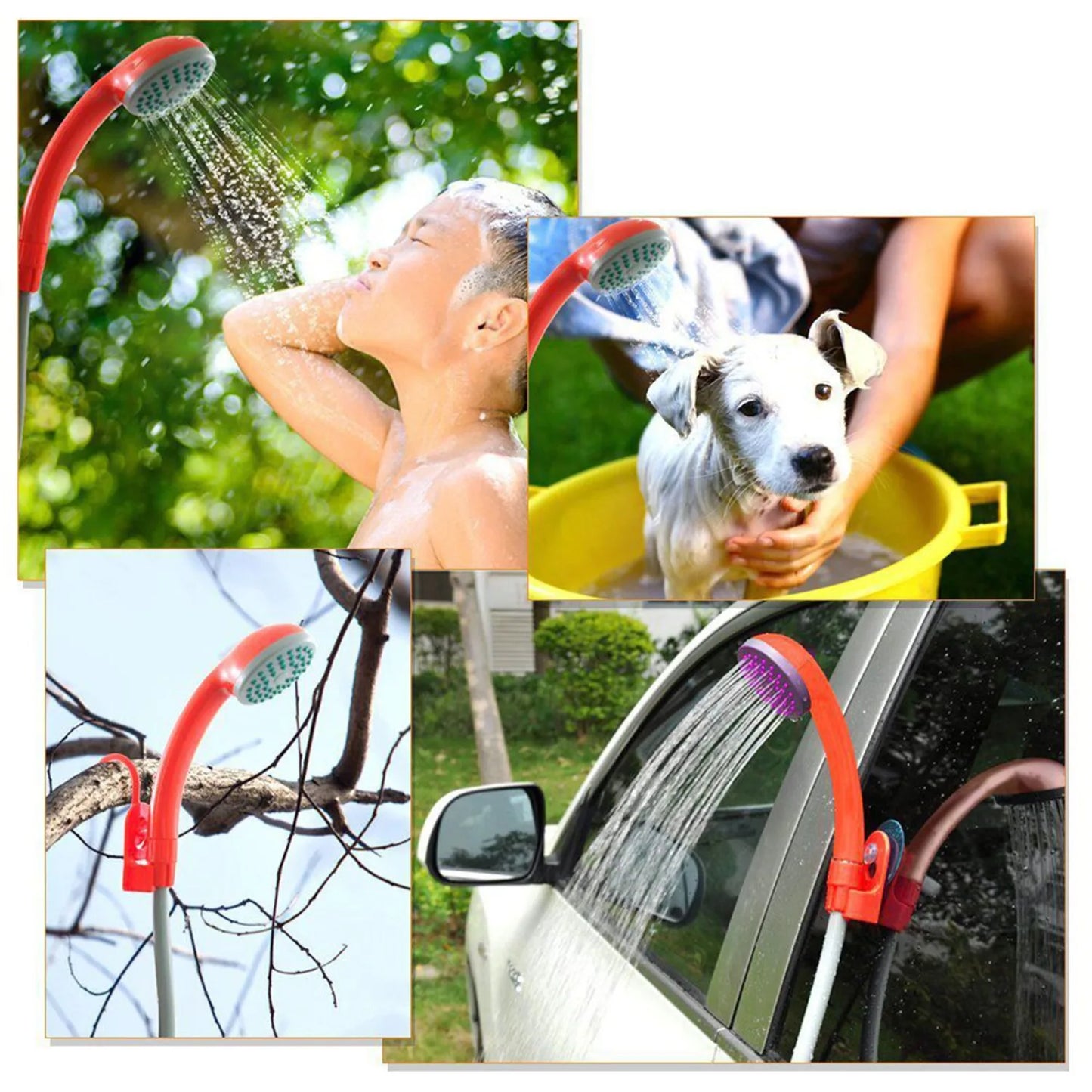 Hign-concerned Portable Camping Shower 62W Water Pump