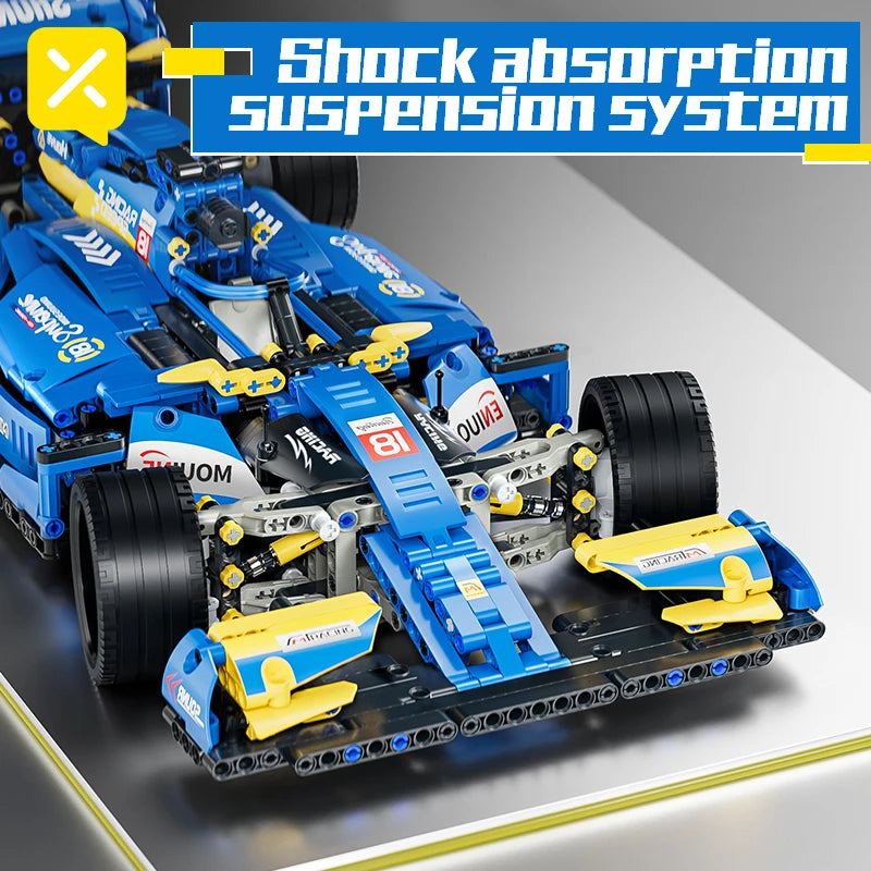 Kbox Formula Racing F1 Model Building Block Set 1161 Pieces
