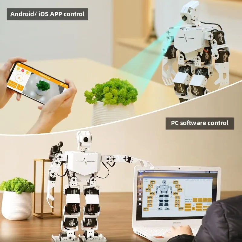 Hign Concerned AI Visual Humanoid Robot Raspberry Pi 5 8GB