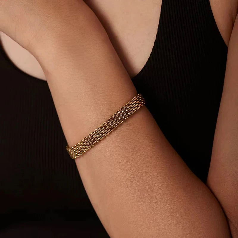 Chuhan 925 Sterling Silver Bracelet Elegant Women Gift