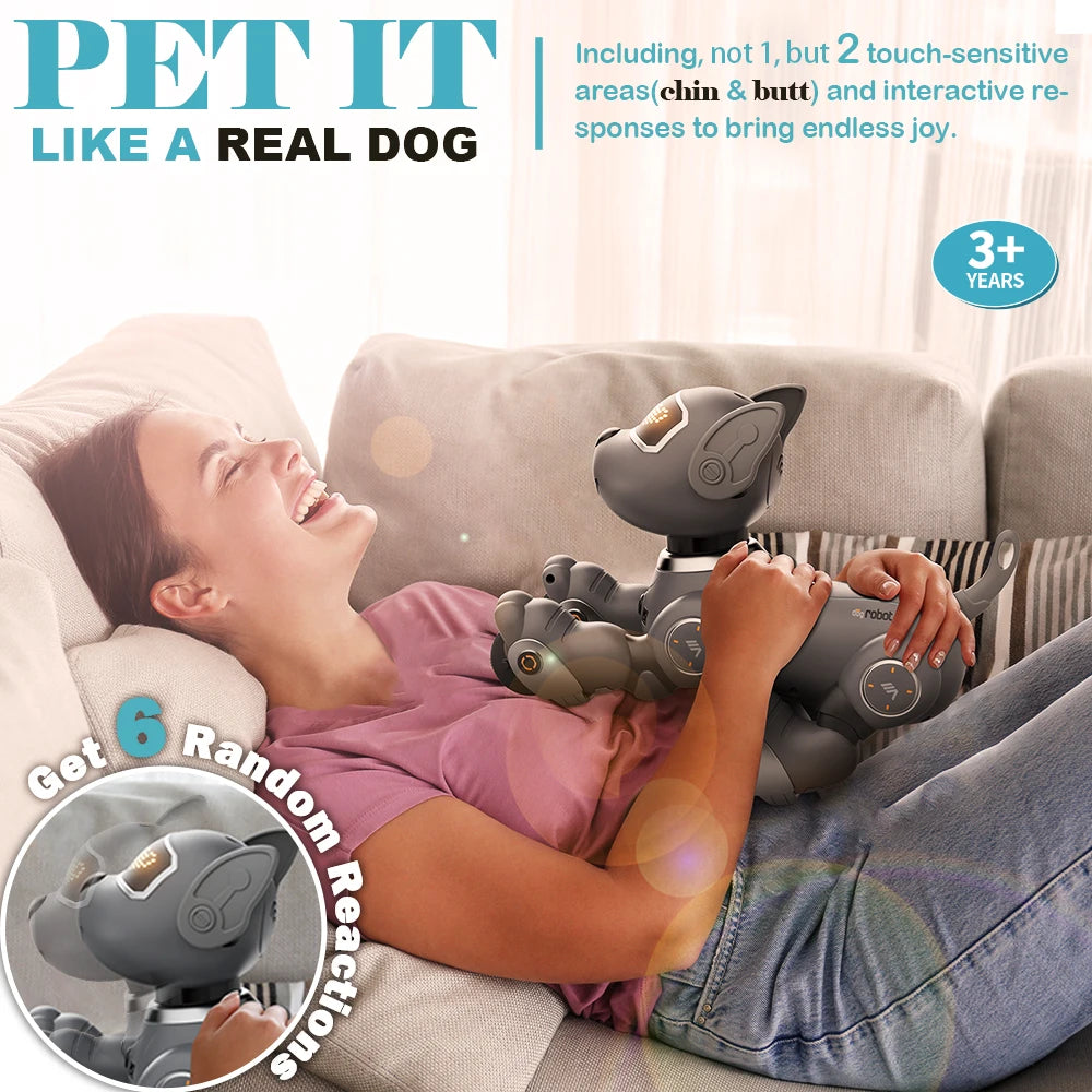 VATOS Robot Dog Toy For Kids With Voice Remote Control