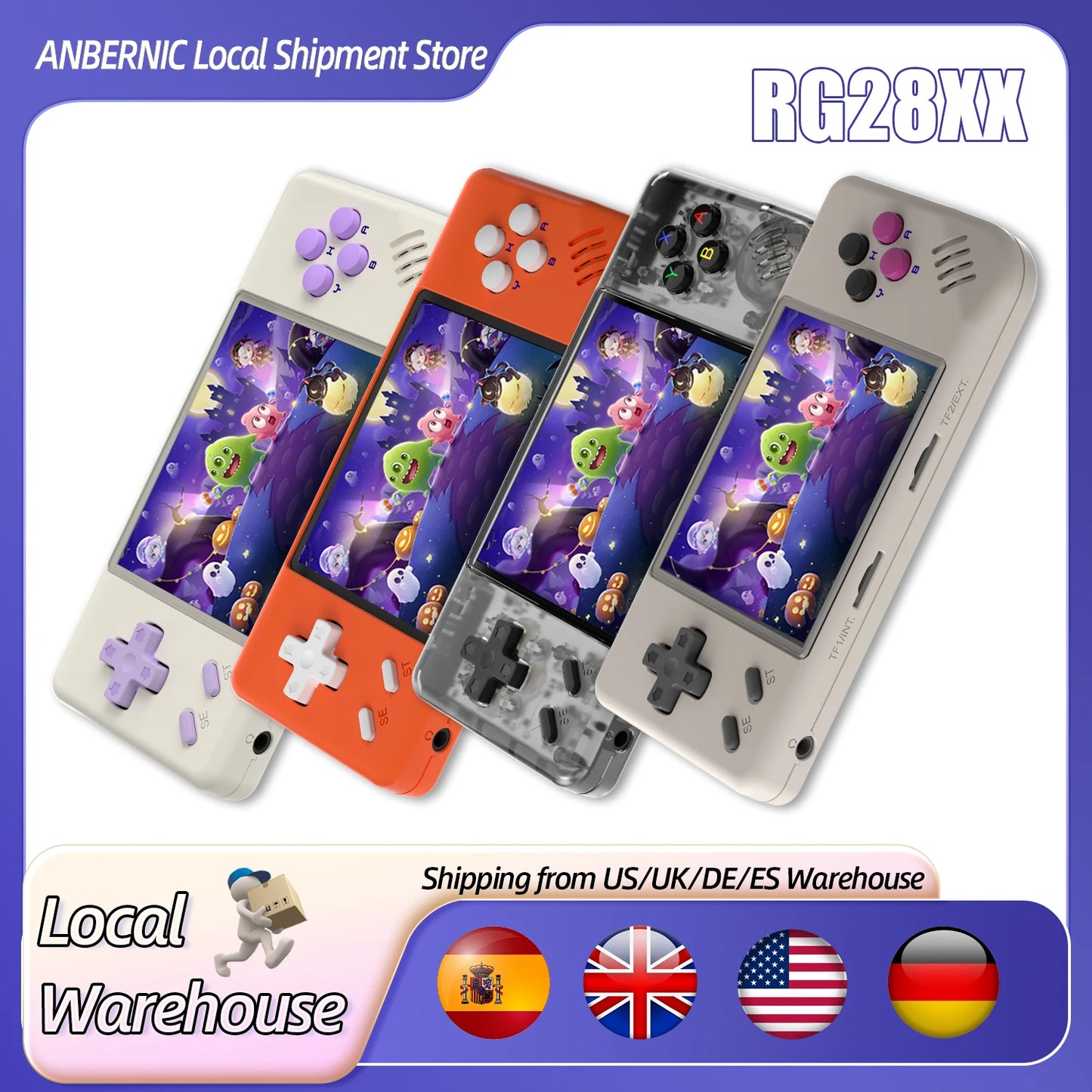 Anbernic RG28XX Handheld Game Console 64GB Preinstalled