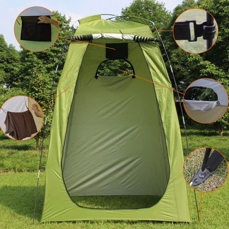 Building Privacy Shower Tent Changing Shelter Camping