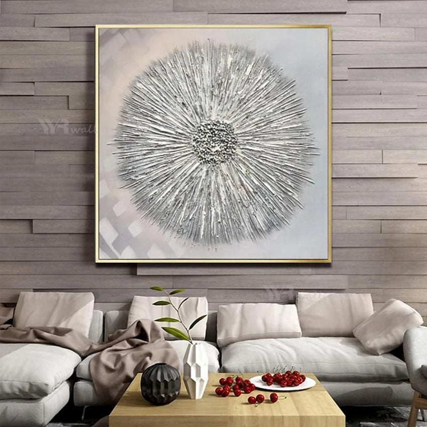 YYR Wall Art Handmade Gold Texture Canvas Oil Painting