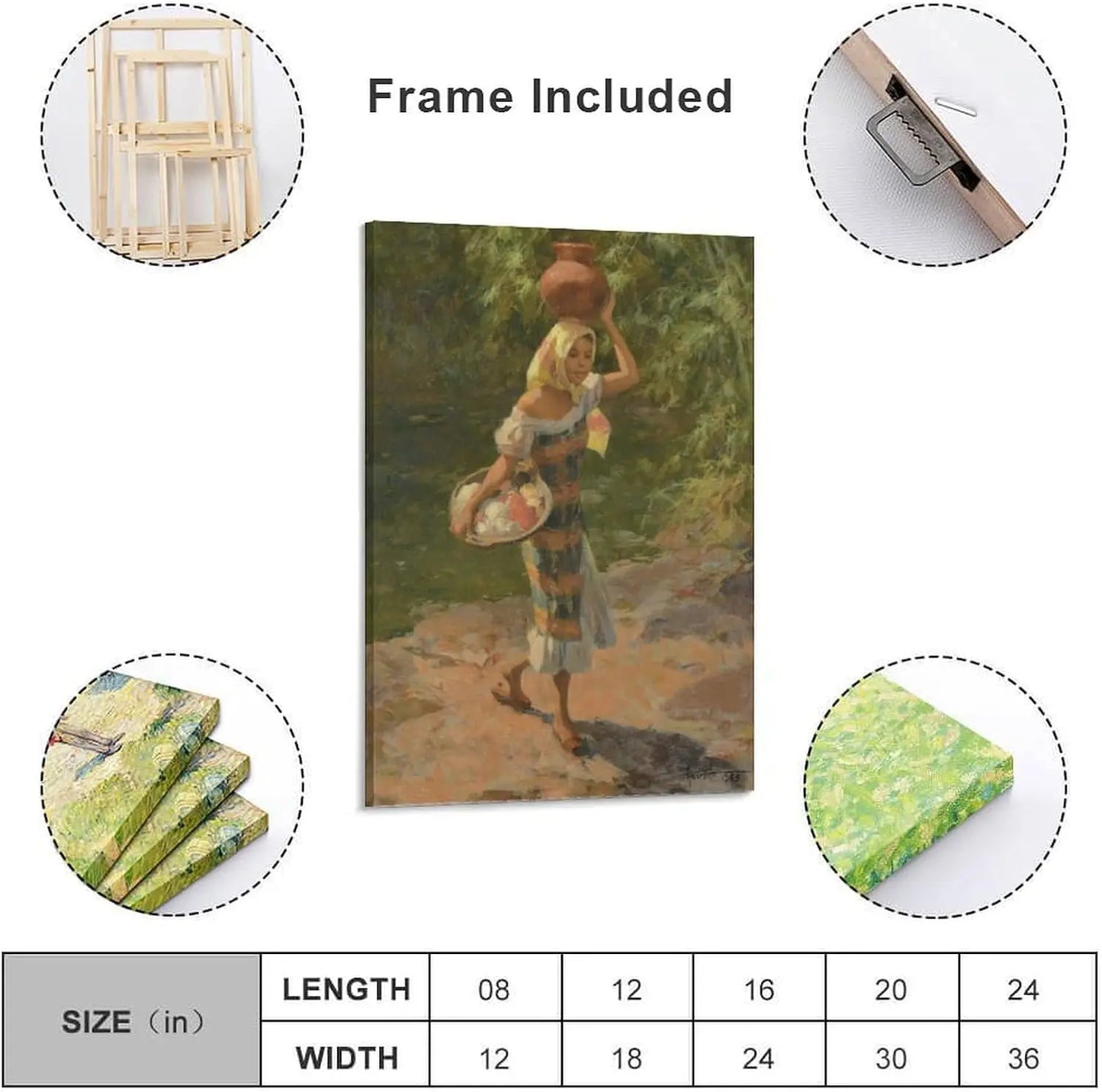 Decoration Fernando Amorsolo Filipino Canvas Wall Art Print