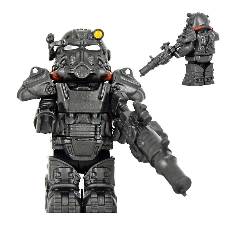 Military Soldier Mini Anime Action Figures Building Blocks