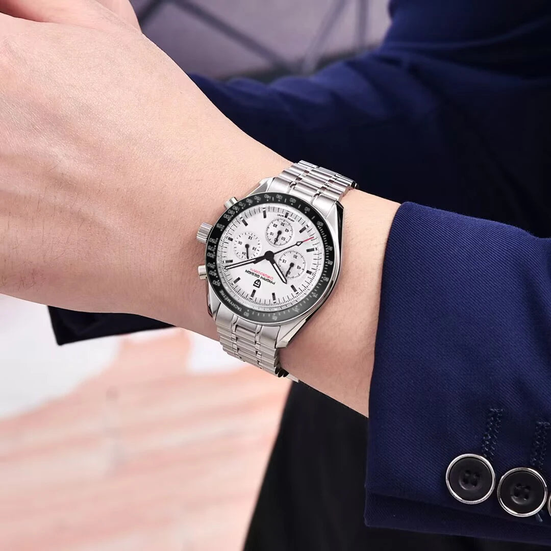 PAGANI DESIGN 1701 V5 Chronograph Quartz AR Sapphire Glass