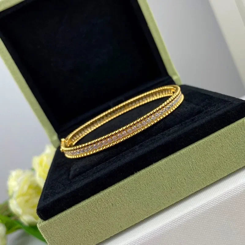 Certificate 925 Sterling Silver Zircon Bracelet For Women