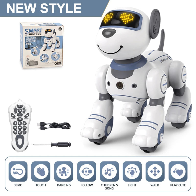 Kelaton RC Robot Dog Voice Command Programmable Toy