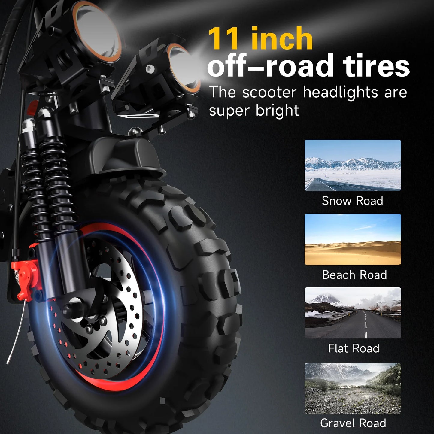 Freeboy J11 Max Electric Scooter 1200W 48V Folding Fat Tire