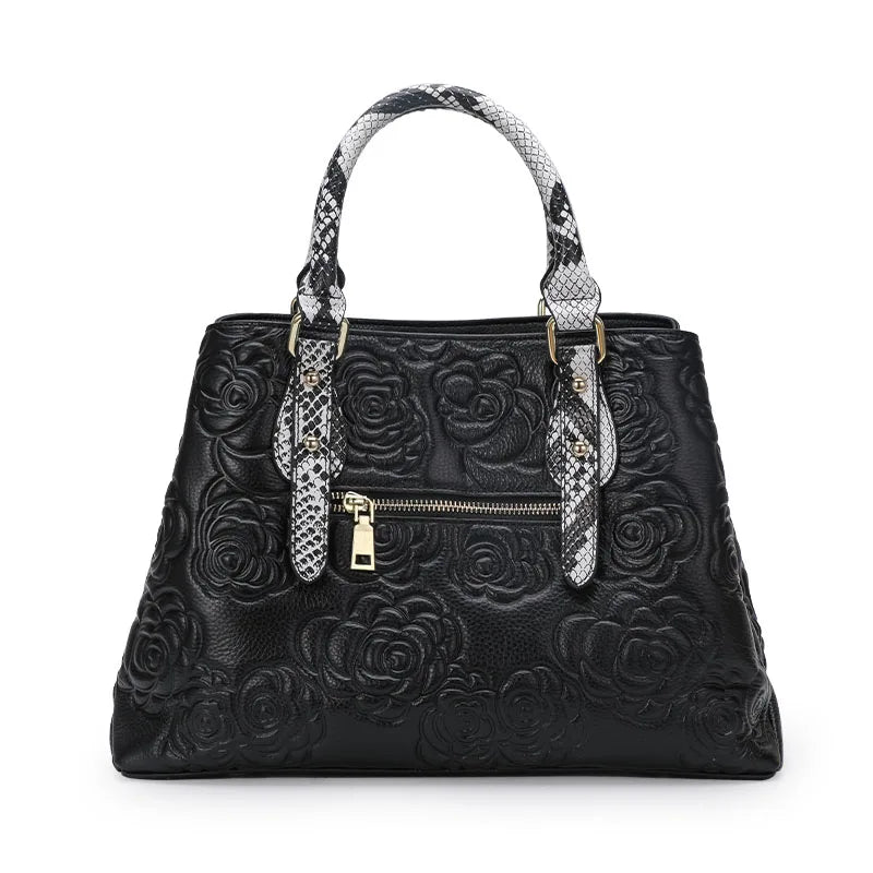 EP.MINGYUANCN Genuine Leather Womens Crossbody Bag Luxury