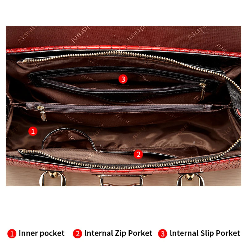 EP.MINGYUANCN Genuine Leather Womens Tote Handbag Everyday