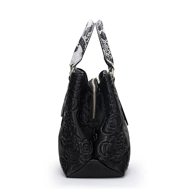 EP.MINGYUANCN Genuine Leather Womens Crossbody Bag Luxury