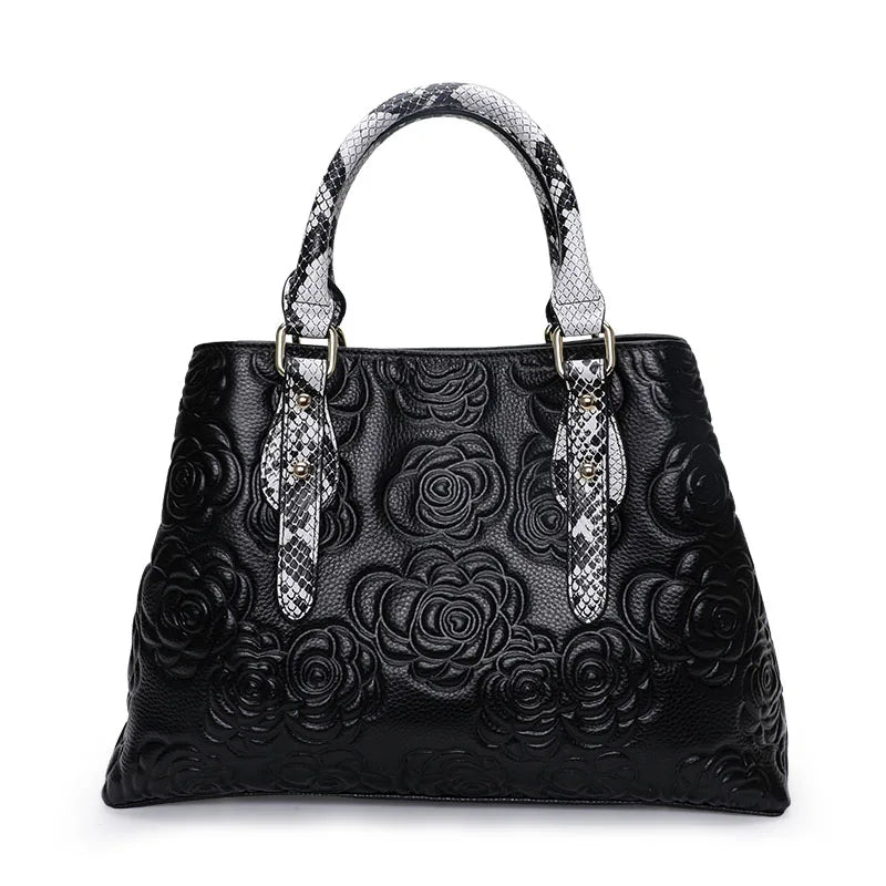 EP.MINGYUANCN Genuine Leather Womens Crossbody Bag Luxury