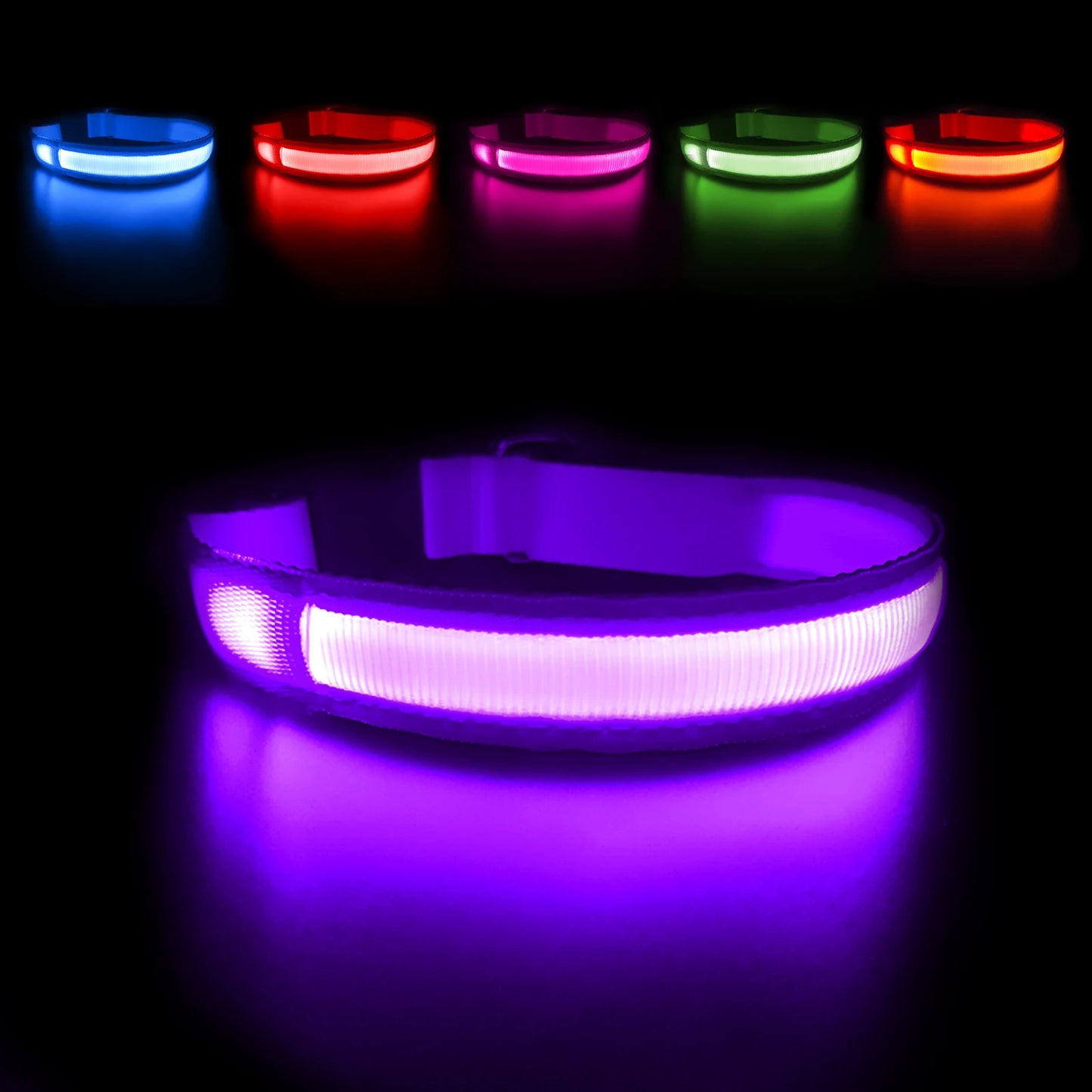 Masbrill Rechargeable Luminous Waterproof Dog Collar