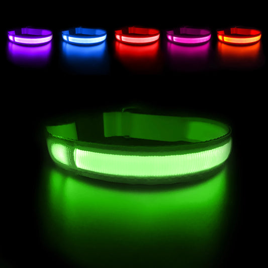 Masbrill Rechargeable Luminous Waterproof Dog Collar