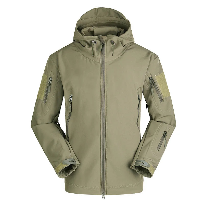 LQARMY Waterproof Softshell Jacket Outdoor Windproof Coat