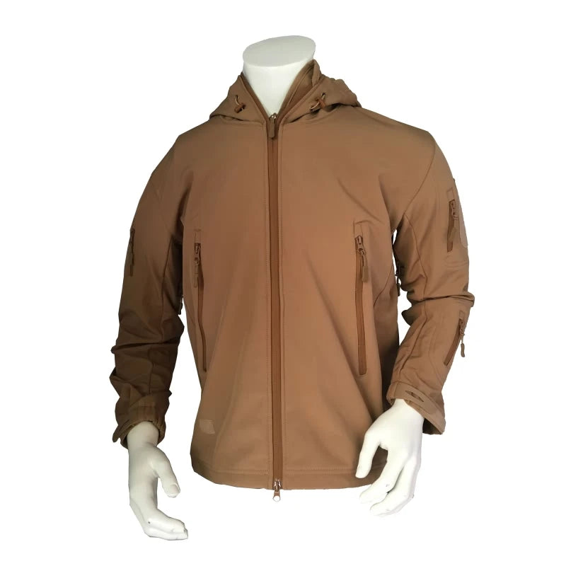 LQARMY Waterproof Softshell Jacket Outdoor Windproof Coat