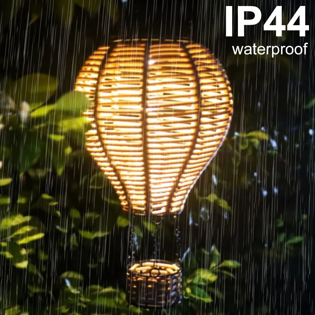 Hign-concerned Solar Hot Air Balloon Lantern Outdoor Lights