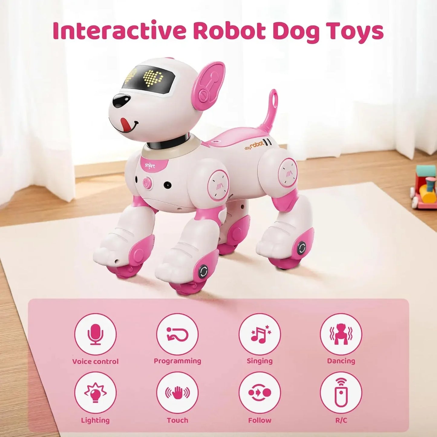 CONUSEA Rc Puppy Intelligent Robot Dog Toy Remote Control