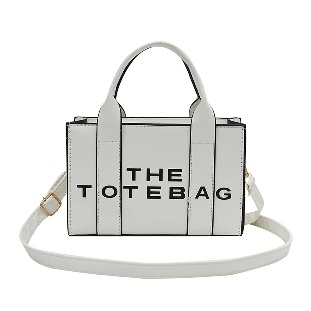 PU Leather Tote Bag For Women Small Satchel With Straps