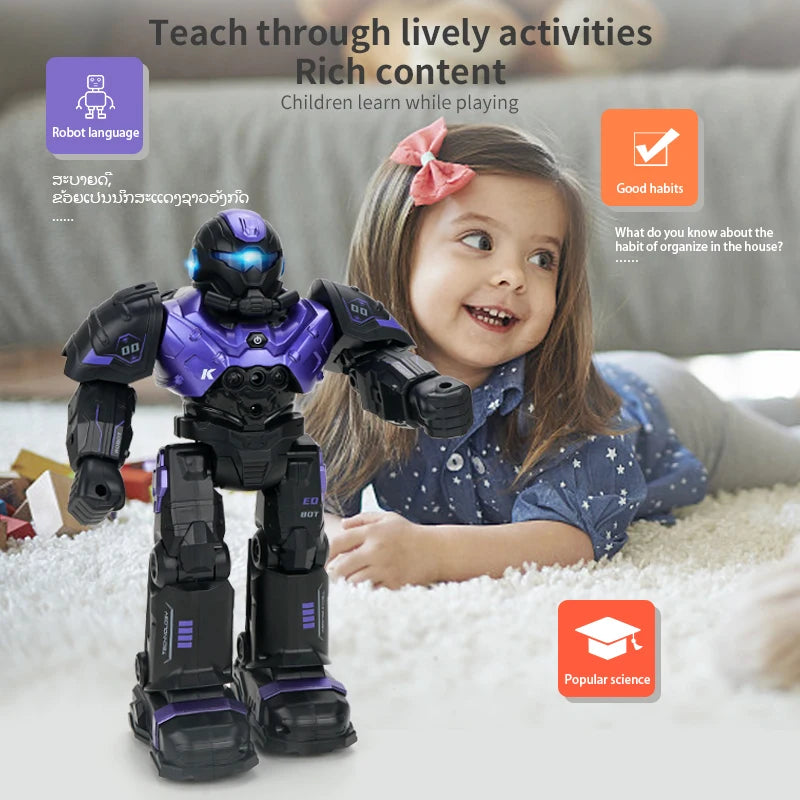 JJRC R20 Remote Robot Police Mech With Sound And Light