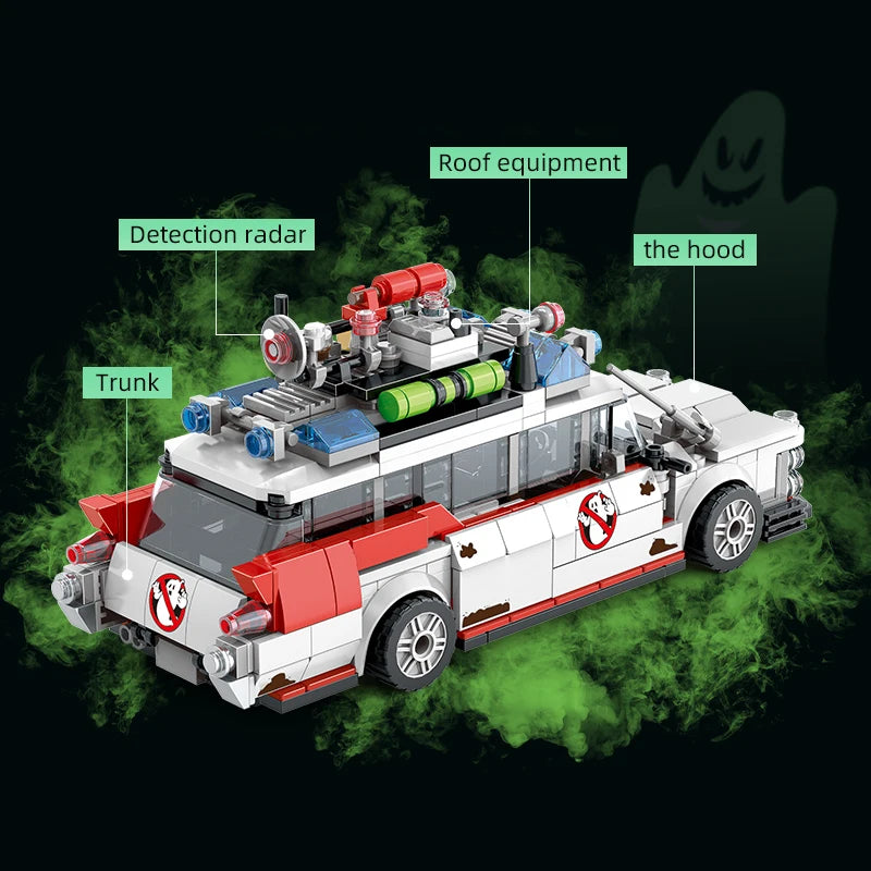 Hignconcerned Ghostbusters ECTO1 Building Block Model Toy
