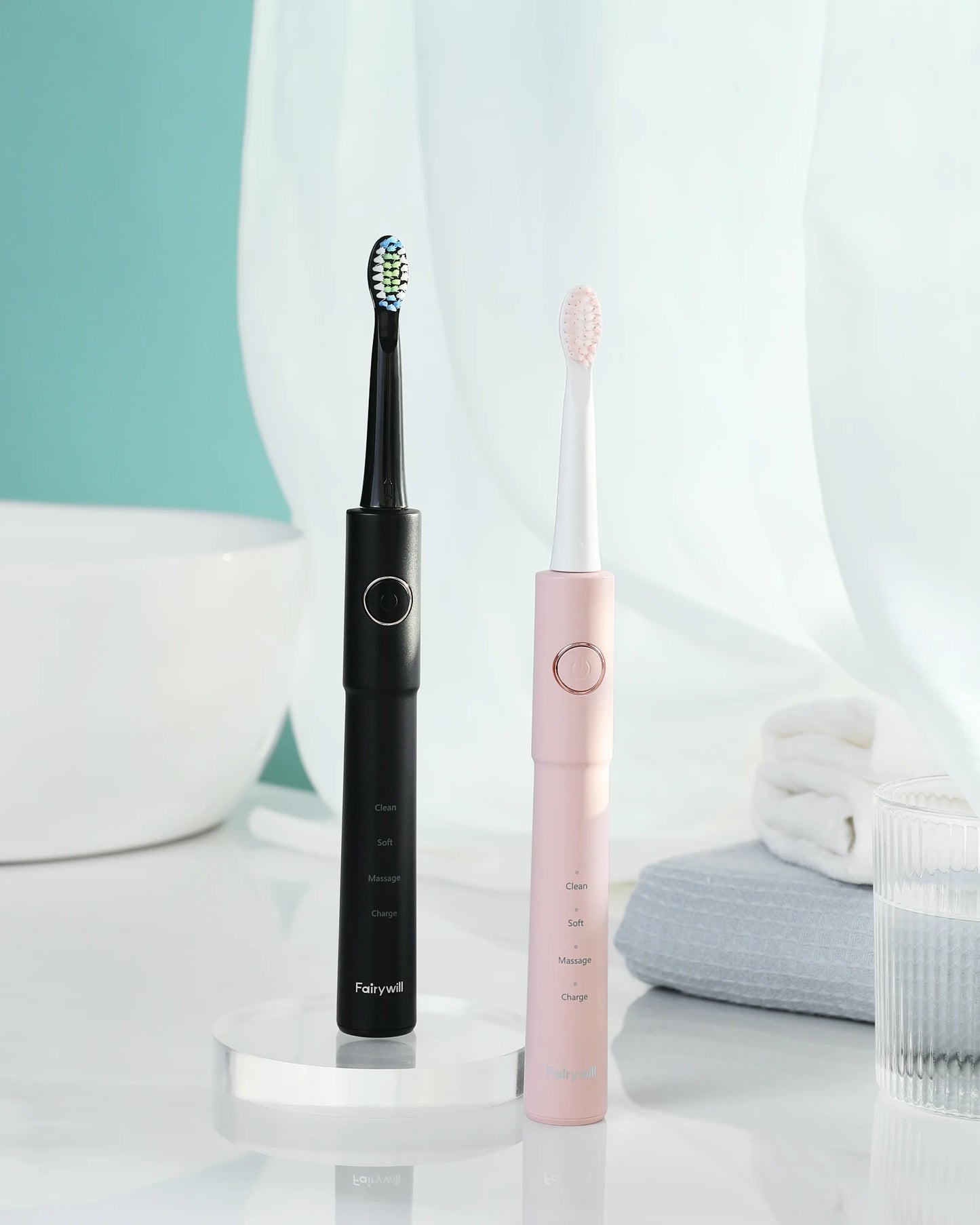 Fairywill E11 Sonic Electric Toothbrush Waterproof USB