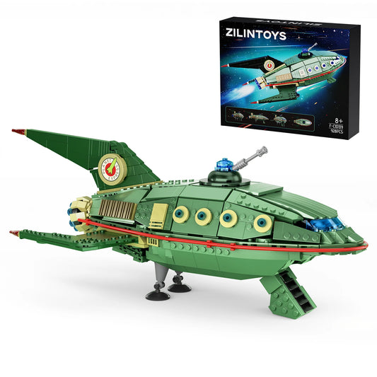 BuildMoc Back Future Planet Express Ship Building Kit