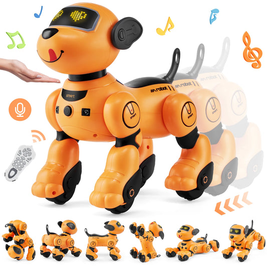 SucceBuy Remote Control Robot Dog Toy Singing Dancing Stunt