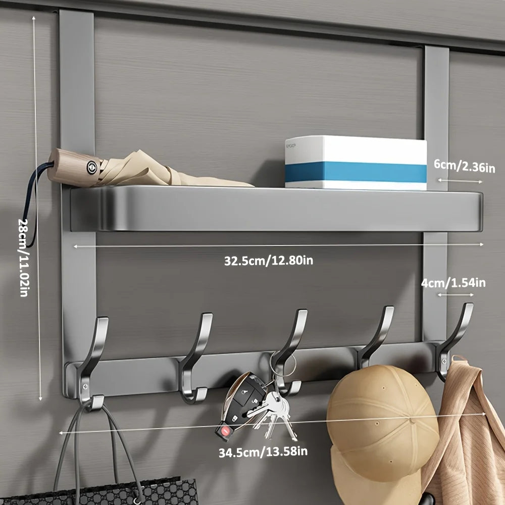 Hign-concerned Space Aluminum Door Hook Organizer Coat Hooks