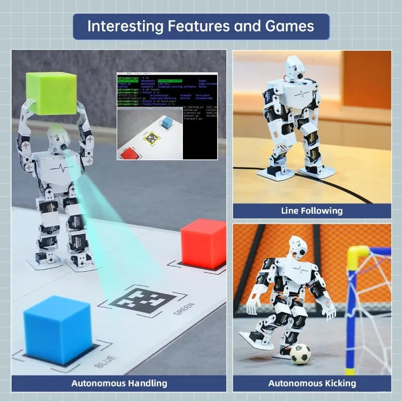 Hign Concerned AI Visual Humanoid Robot Raspberry Pi 5 8GB