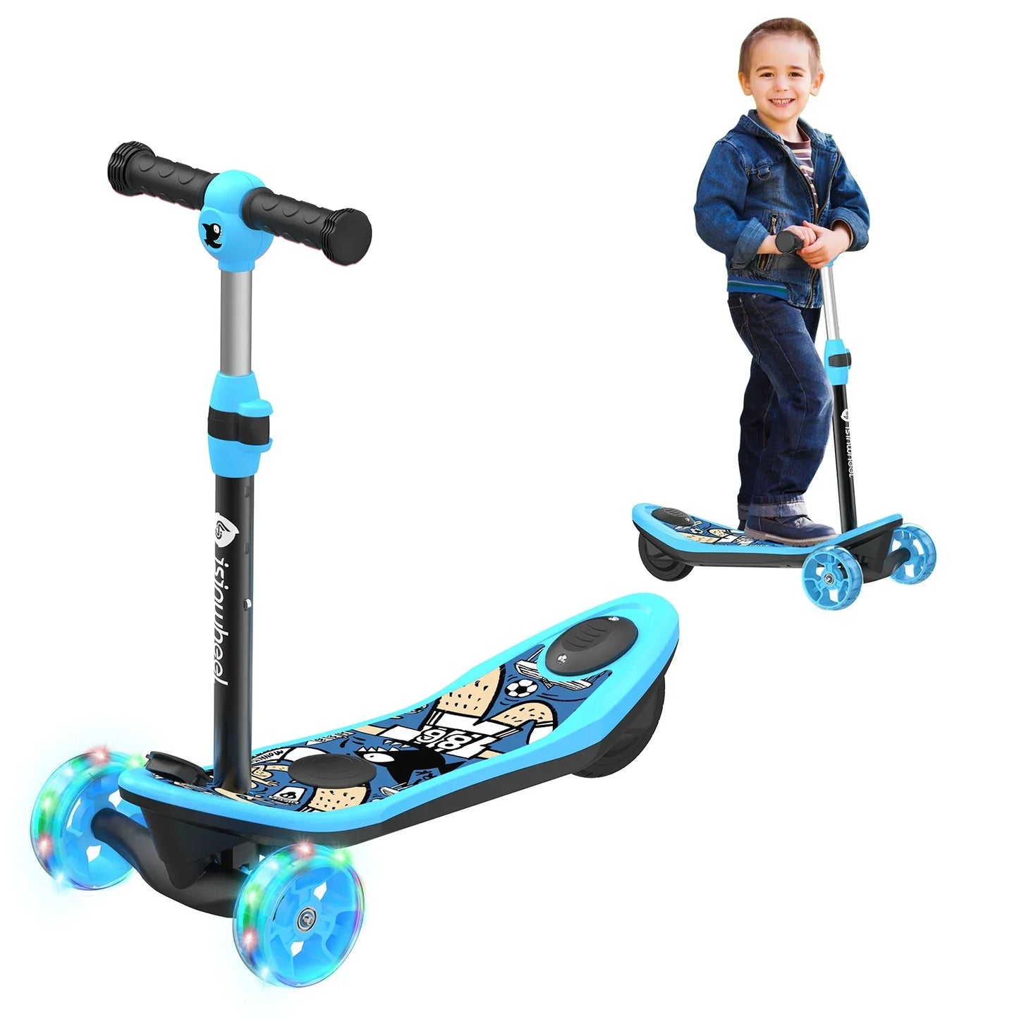 Lsinwheel Mini Children Electric Scooter 12V 60W Three Wheel
