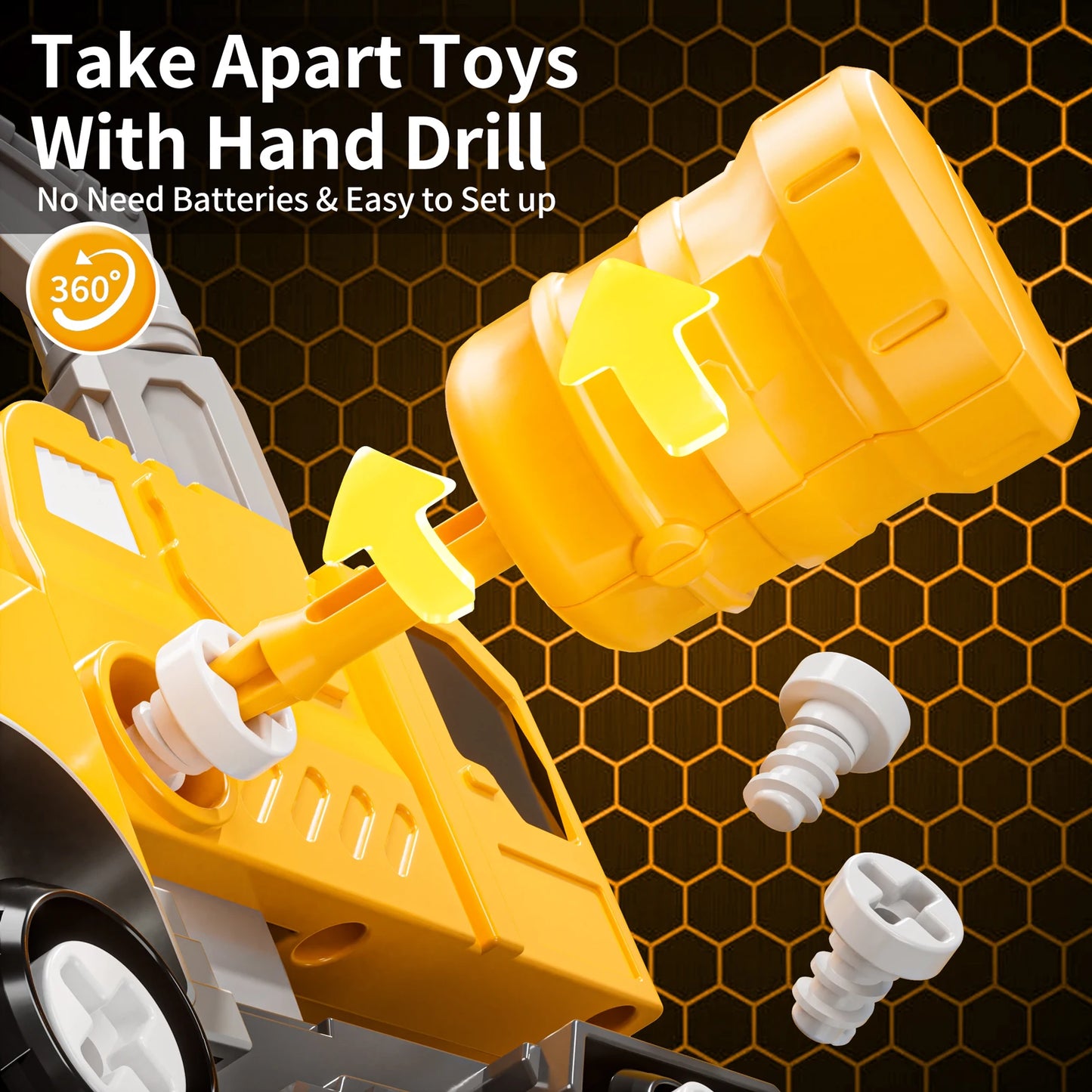 By Animation 5In1 Deformation Cars Robot Educational Toy