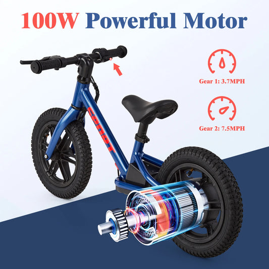 HiMISS Electric Bike For Kids Ages Three To Five