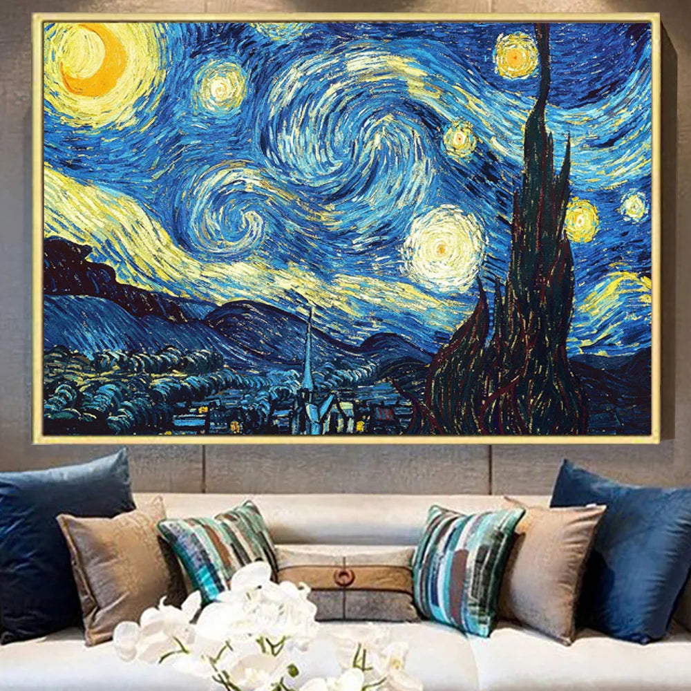 PANTINGART Van Gogh Almond Blossom Canvas Wall Art Print